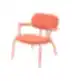 New School Lounge kreslas koralų spalvos iš MDD