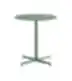 Pedrali Laja 5420 apvalus žalias stalas, stilingas ir patvarus naudoti tiek viduje, tiek lauke.