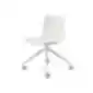 ARPER CATIFA 46 biuro kėdė ant ratukų su balta baze.