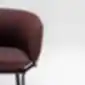 MDD „Grace“ kreslo bordo spalvos detalių nuotrauka