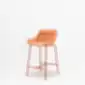 Baltic Soft Duo paminkštinta baro kėdė iš MDD oranžinė