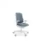 Profim LIGHT UP 230SL ergonominė biuro kėdė su mėlynu audiniu ir baltu pagrindu