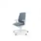 Profim LIGHT UP 230SL ergonominė biuro kėdė su mėlynu audiniu ir baltu pagrindu